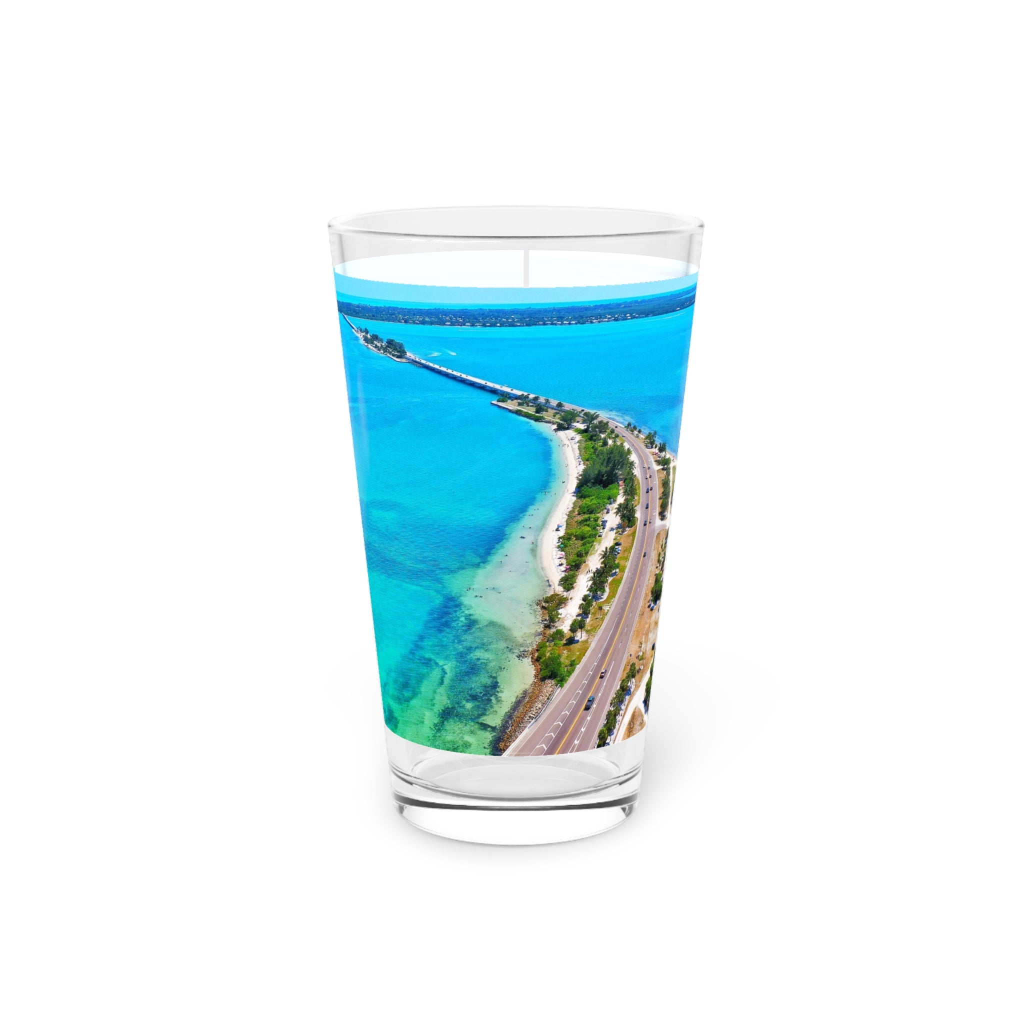 Sanibel Causeway Pint Glass, 16oz